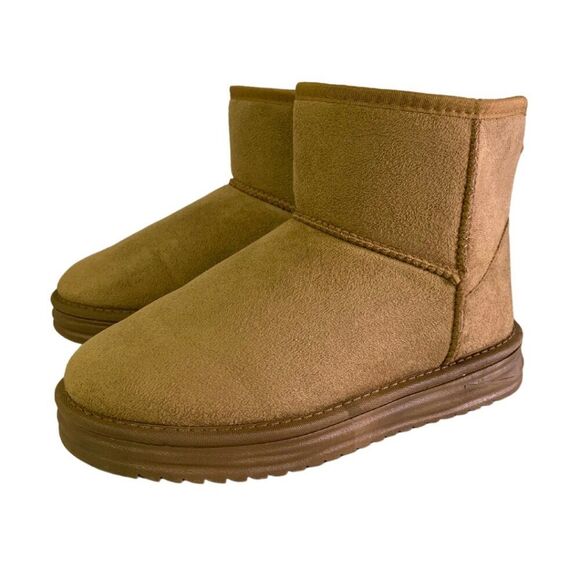 no brand Shoes - Cozy Ankle Snow Boots Winter Fashion Suede Boots for Women / Brown